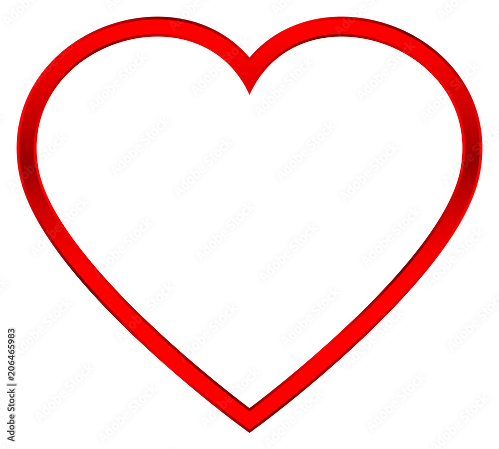 Red Heart Frame Red Heart Frame