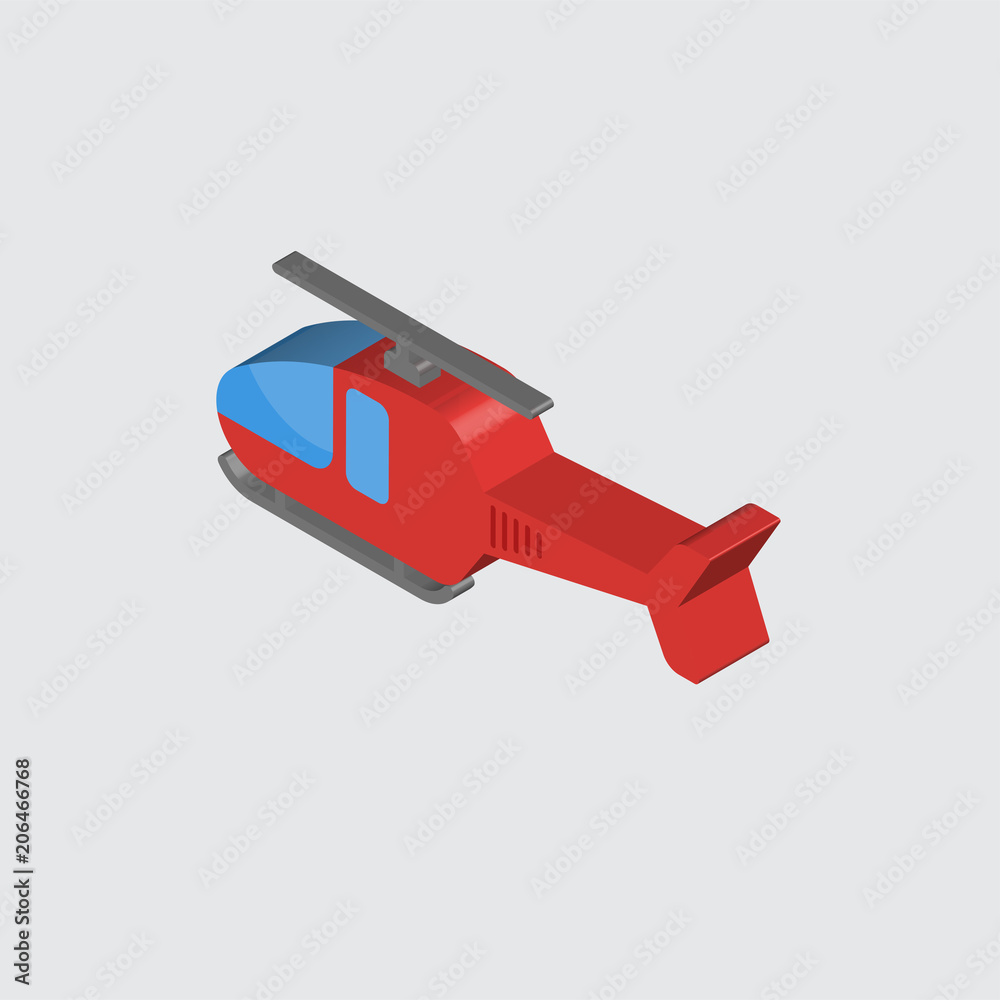 Chopper icon vector sign and symbol isolated on white background , isometric design Chopper icon vector sign and symbol isolated on white background , isometric design