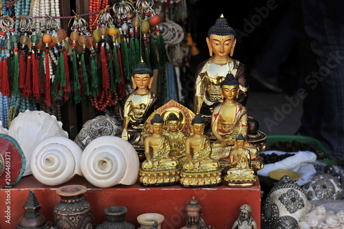  Schmuck, Andenken, Souvenirs, Kathmandu, Kathmandutal, Nepal, Asien