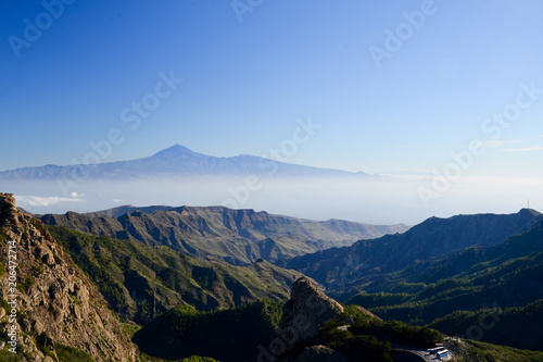 La Gomera: Roque de Agando, Roque de la Zarcita, Roque de Ojila  photo