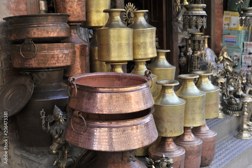 Andenken, Souvenirs, Touristenmarkt von Bhaktapur, Kathmandutal, Nepal, Asien