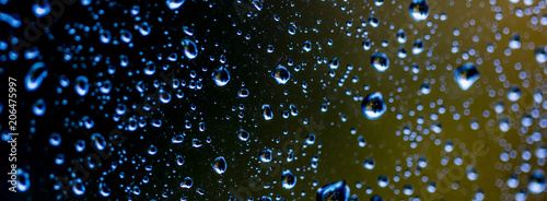 rainy days rain drops on the window 