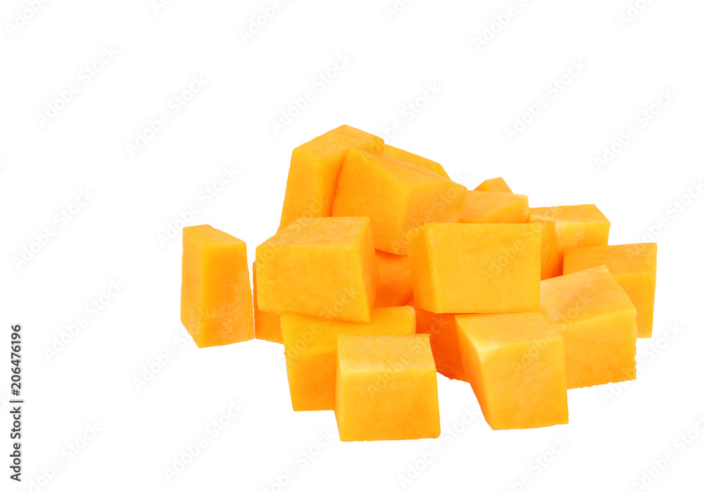 Butternutsquash Cubes Butternutsquash Cubes