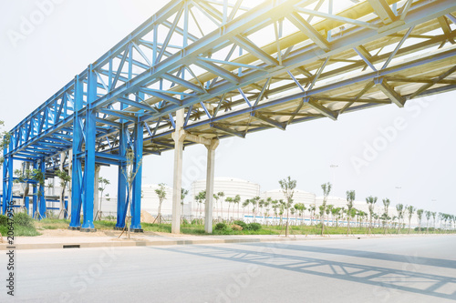 view of oil depot, containers in © zhu difeng