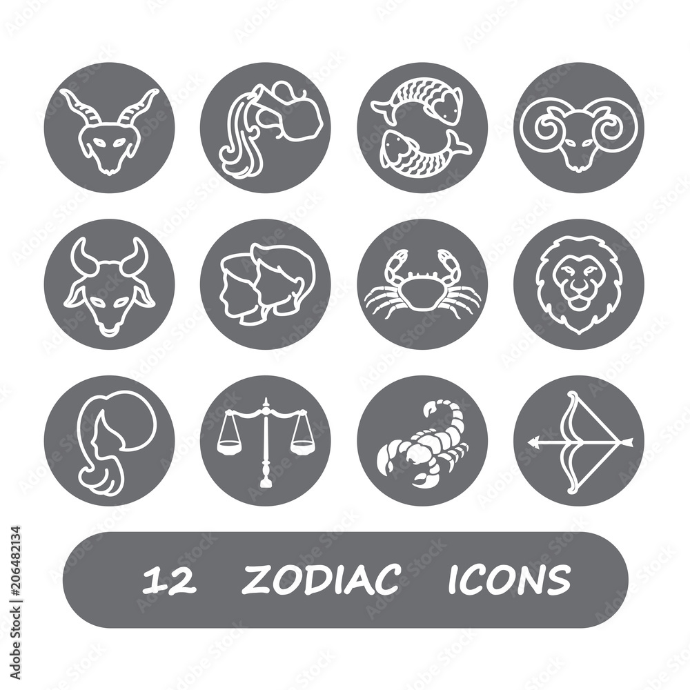 12 Zodiac sign 2