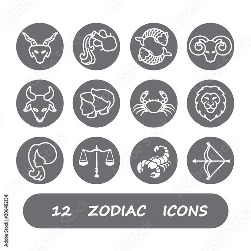 12 Zodiac sign 2