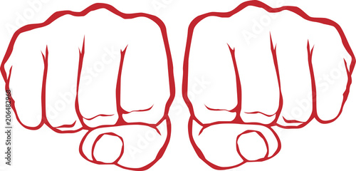 bored fist, squeeze