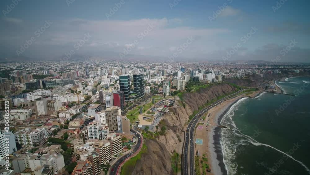 Aerial Peru Lima Larcomar February 2018 Sunny Day 4K Wide Angle Inspire 2 Prores

Aerial video of downtown Lima in Peru on a sunny day. 