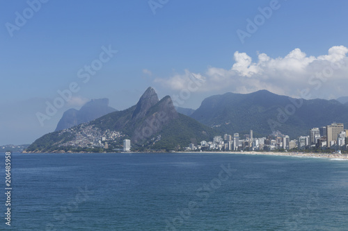 Ipanema beach in Rio de Janeiro Brazil.