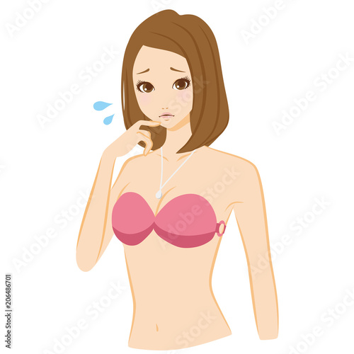 水着　女性　困る