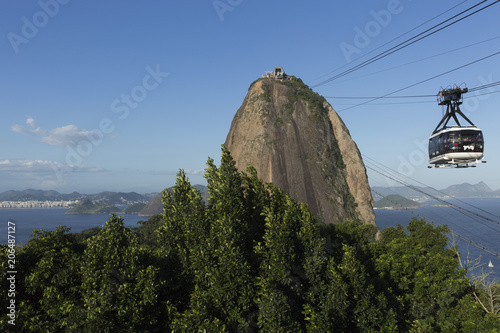 Sugar Loaf in Rio de Janeiro Brazil. 