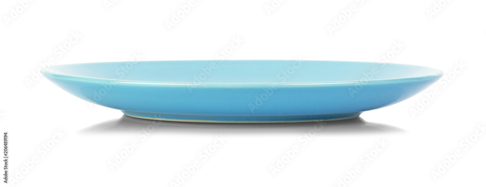 Empty ceramic round plate. Empty ceramic round plate.