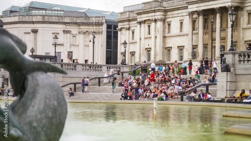 Trafalgar Square, London Timelapse
