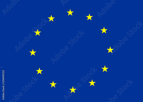 Vector Europe flag