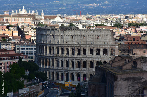 Rome. Panorama from the Vittoriano.