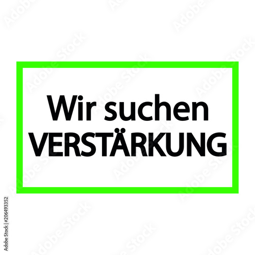 Wir suchen Verstärkung 