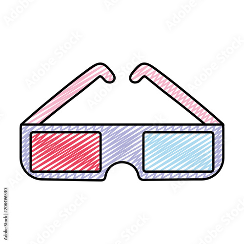 doodle 3d glasses cine film technology