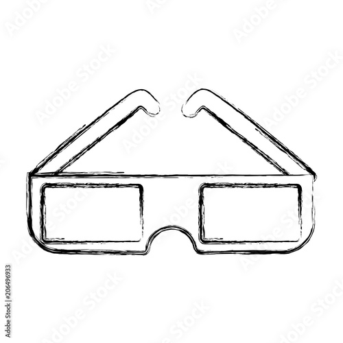 grunge 3d glasses cine film technology