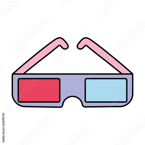 color 3d glasses cine film technology