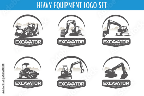 Excavation Logo Template Set