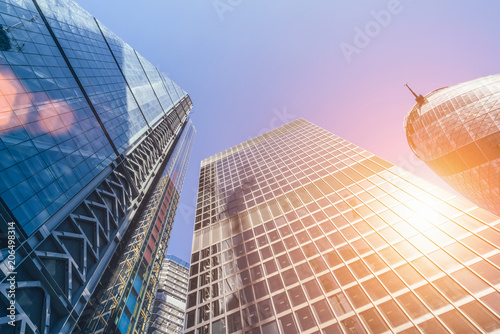 Canvas Print modern office buildings skyscraper in london city