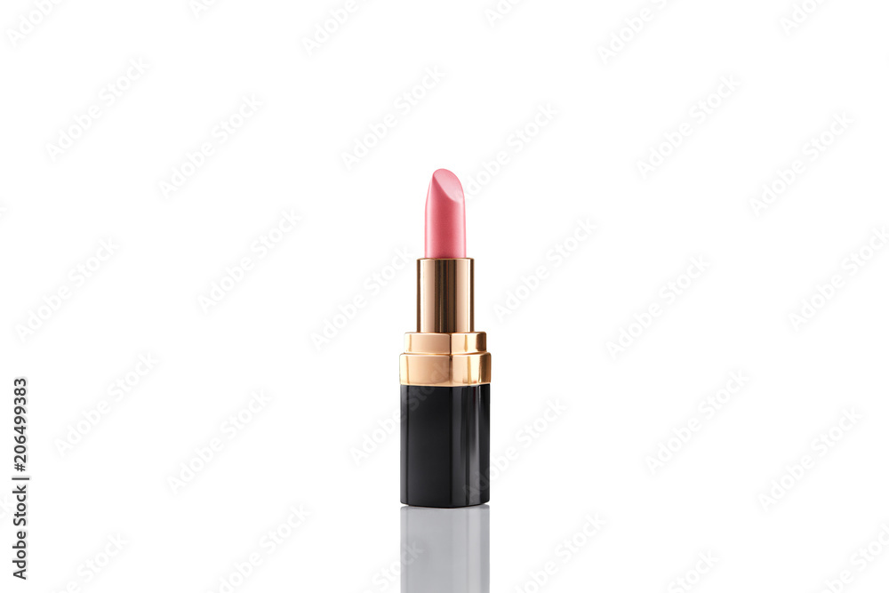 Pink Lipstick Isolated On White Background Pink Lipstick Isolated On White Background