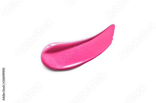 Lipstick Sample On White Background