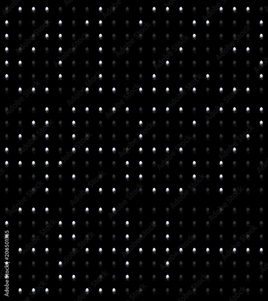 Set of led light numbers Set of led light numbers