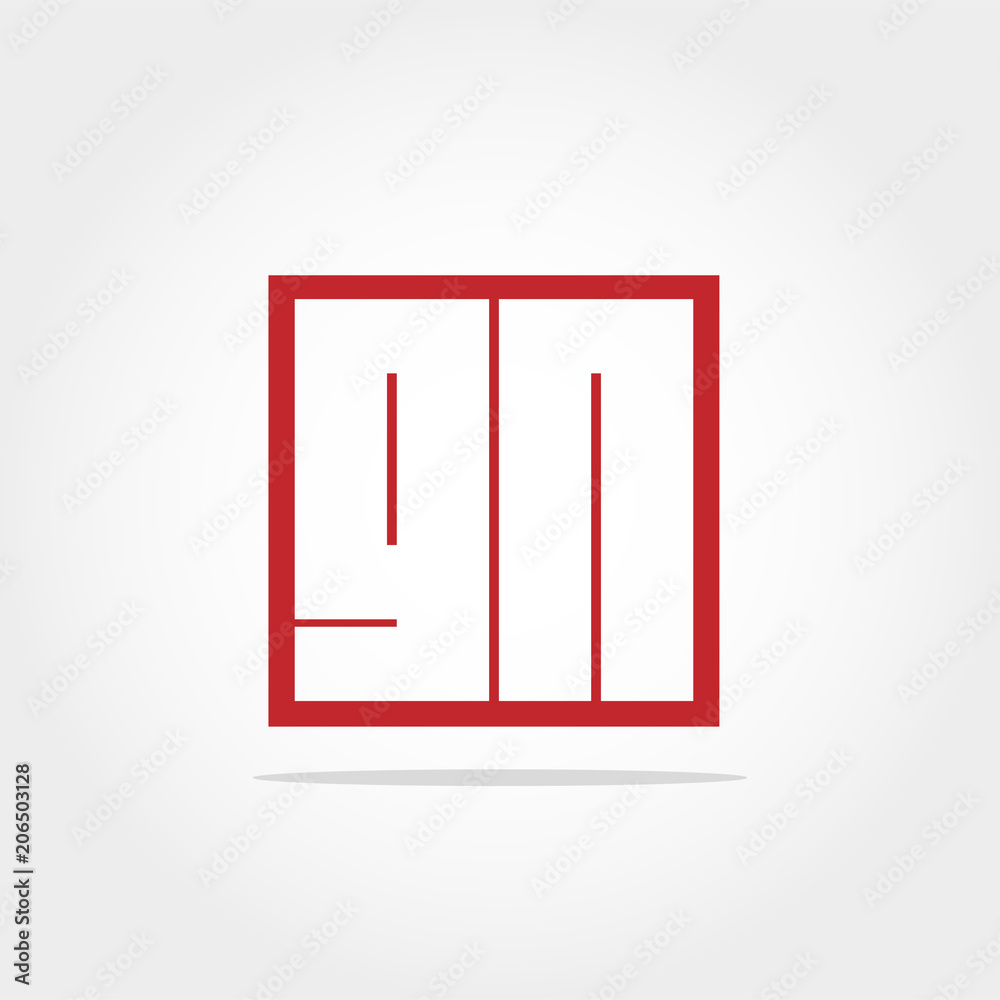 Initial Letter GN Logo Design Initial Letter GN Logo Design
