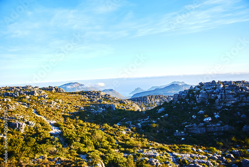 Table mountain view Cape-Town South Africa