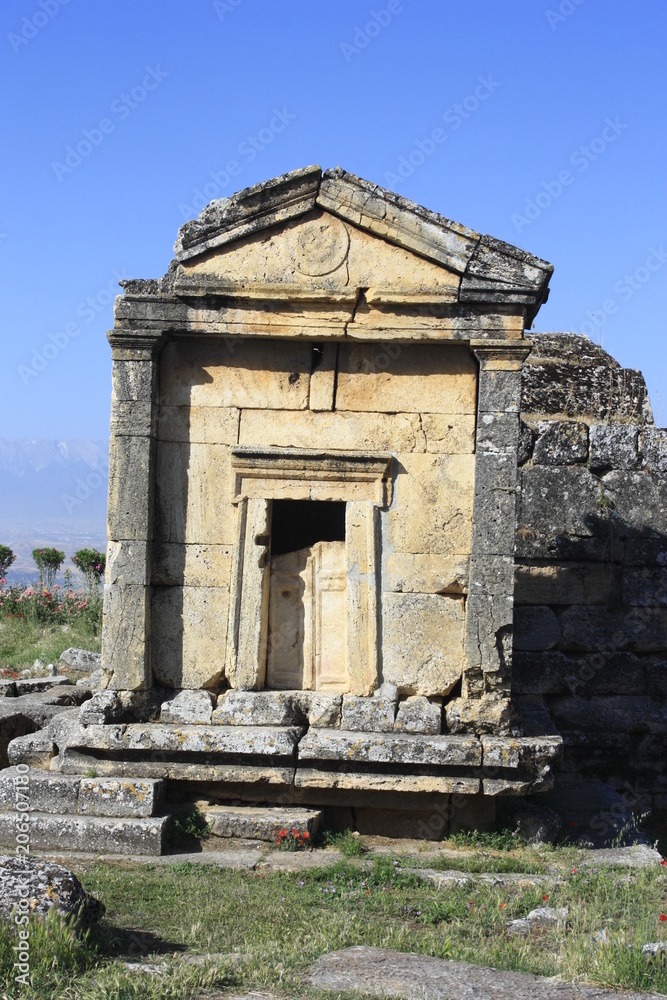 Hirápolis en Pamukkale, Turquía