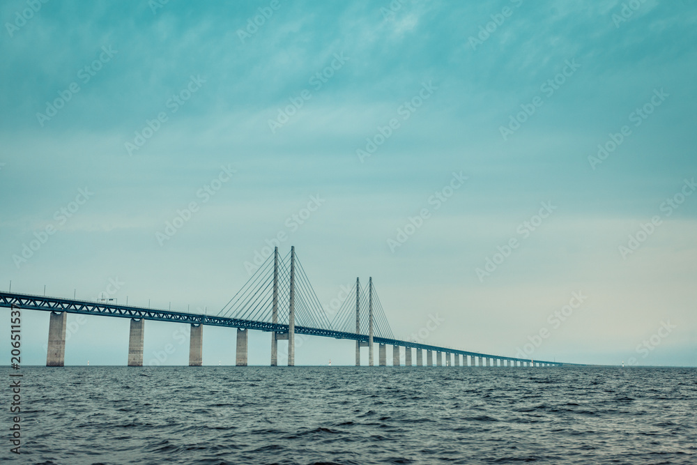 the oresund bridge between denmark and sweden the oresund bridge between denmark and sweden