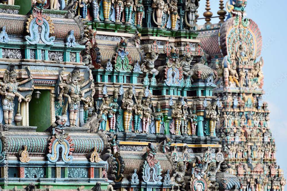 Madurai temple in India