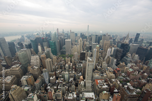 New York, panorama della città dall'alto