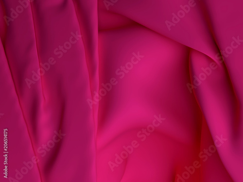 Abstract Texture. Red Silk