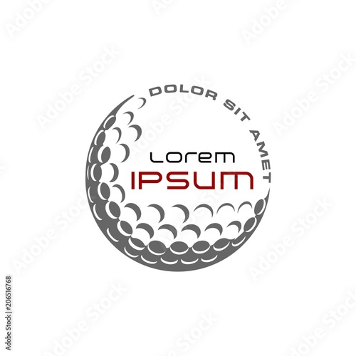 simple golf logo