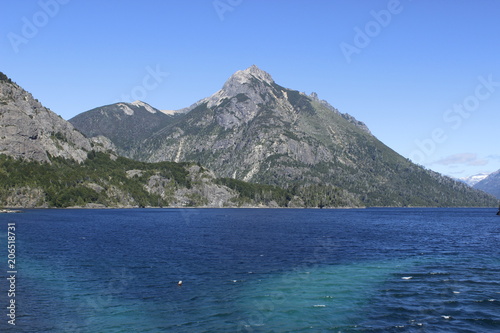 Mountain and lake