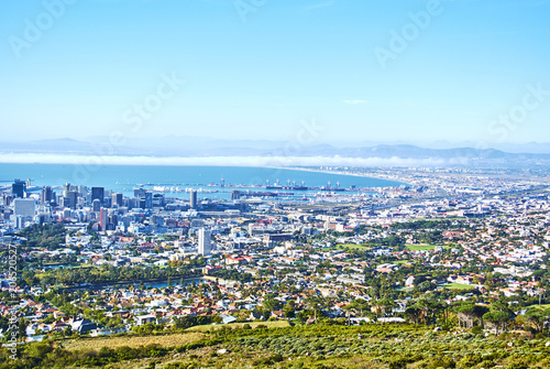 Table mountain view Cape-Town South Africa