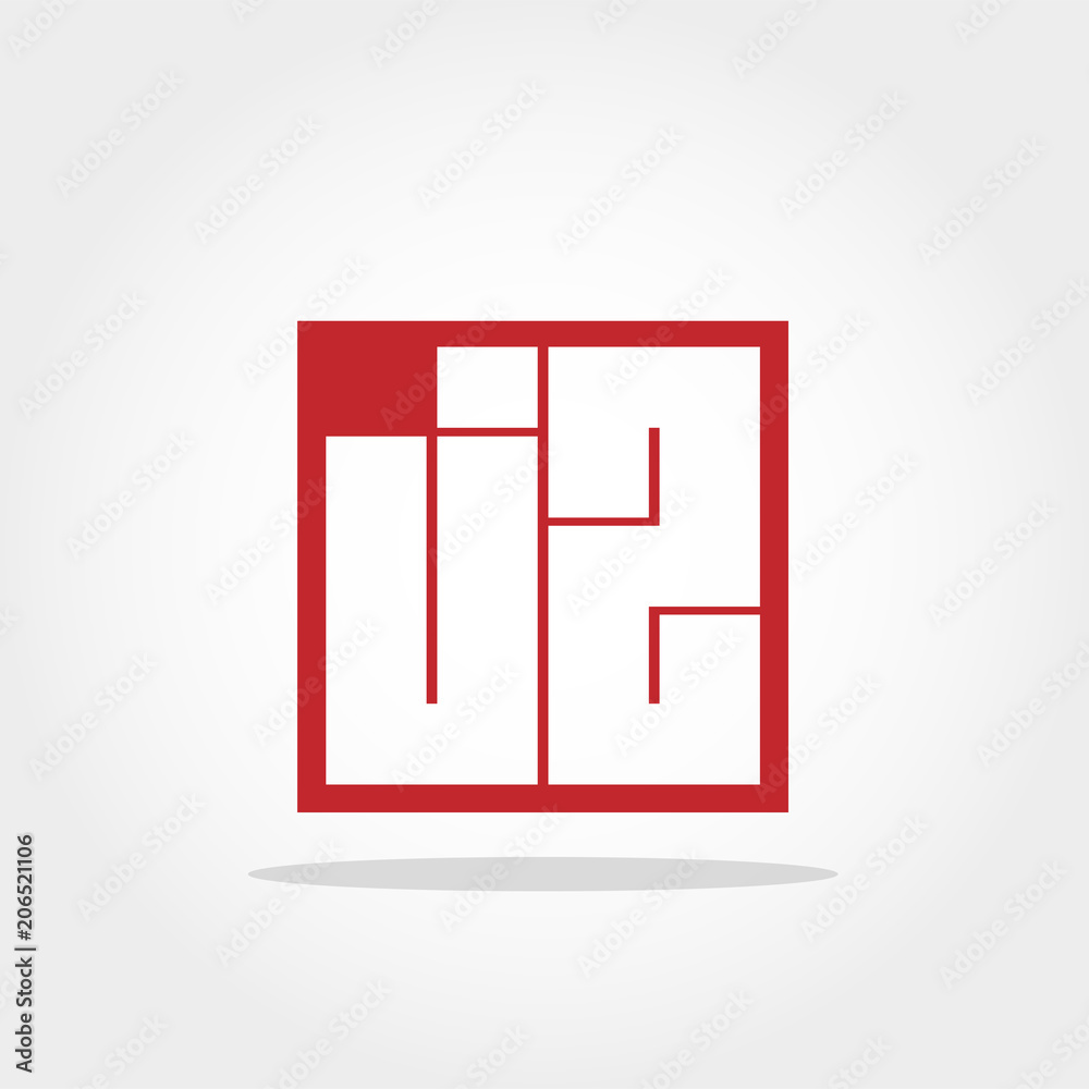 Initial Letter JZ Logo Design Initial Letter JZ Logo Design