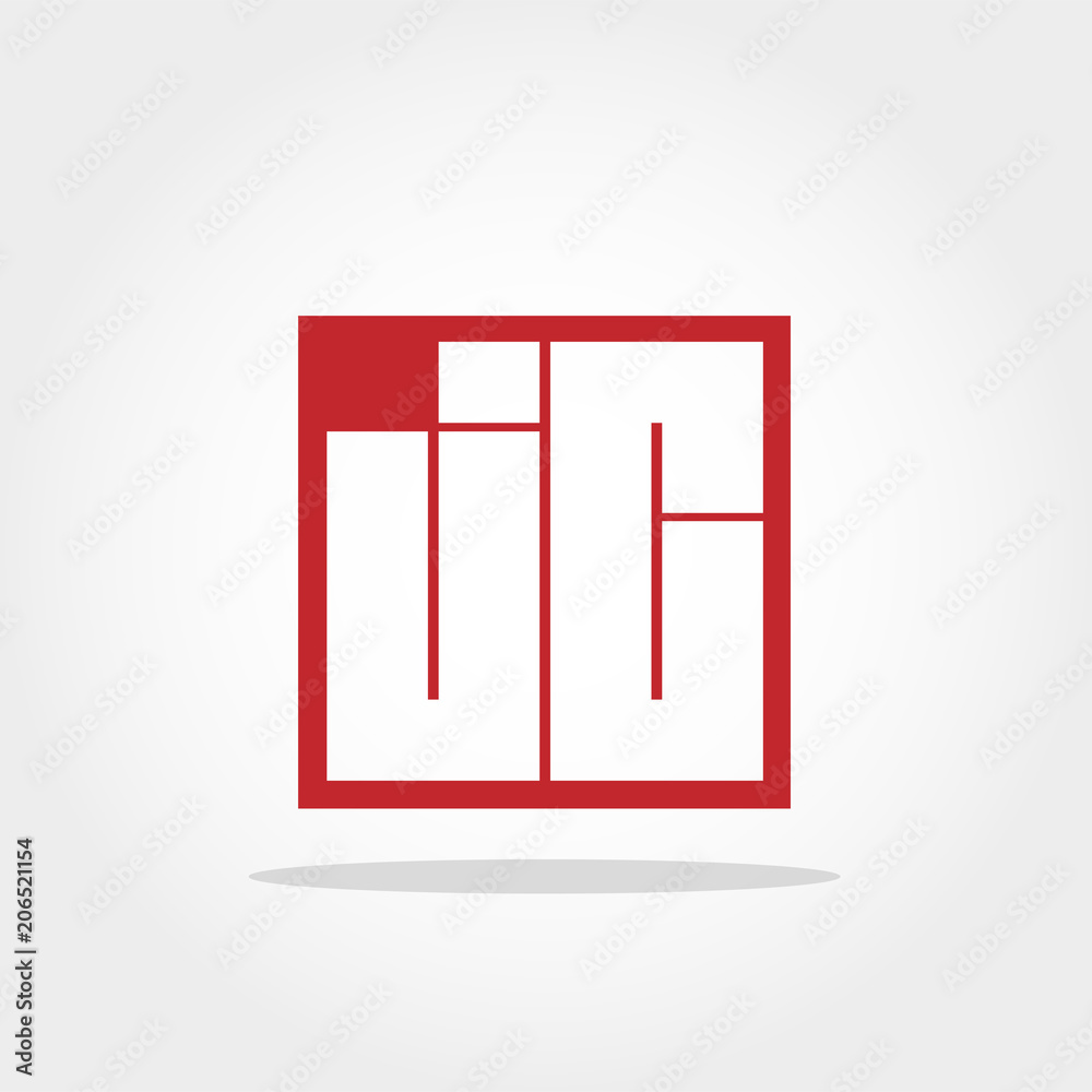 Initial Letter JC Logo Design Initial Letter JC Logo Design