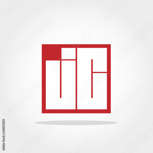 Initial Letter JC Logo Design