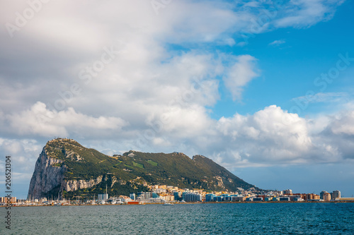 Rock of Gibraltar on a sunny day