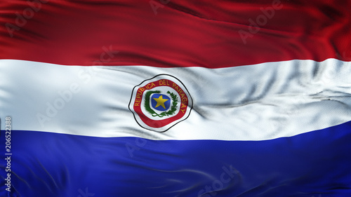 Free Download PARAGUAY Realistic Waving Flag Background  - GFXLoad