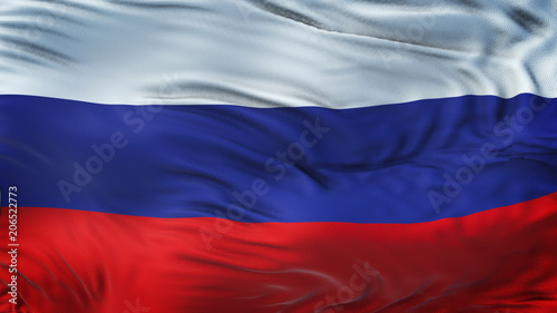 RUSSIA Realistic Waving Flag Background