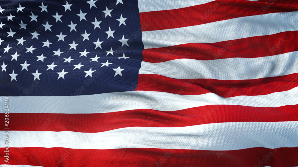 USA Realistic Waving Flag Background USA Realistic Waving Flag Background