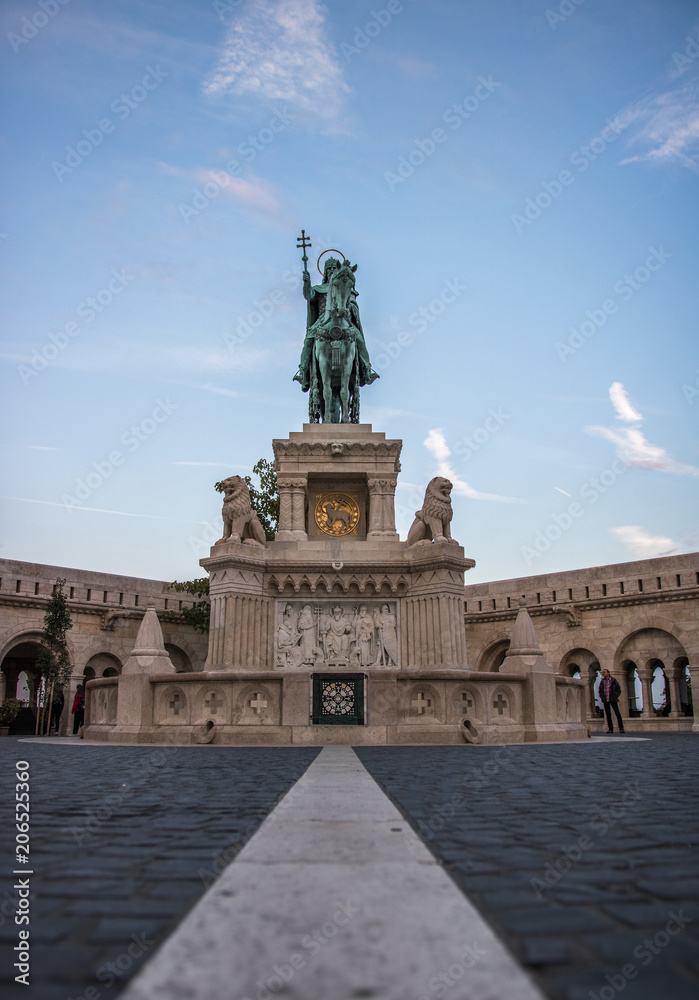 Obraz premium Statue in Budapest