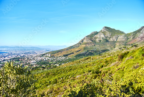 Table mountain view Cape-Town South Africa