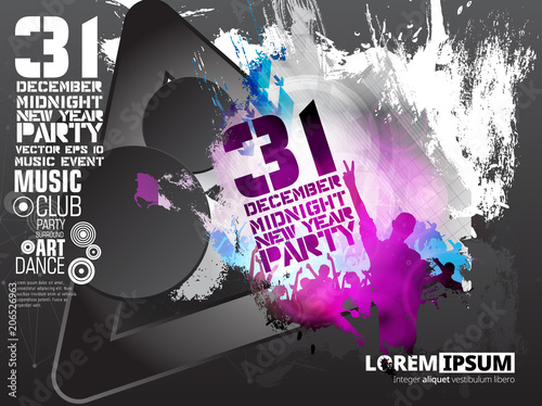 Big music event. Background ready for poster or banner