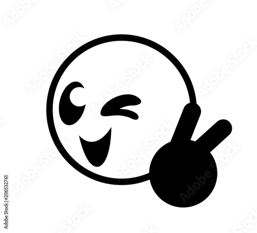 funny face winking