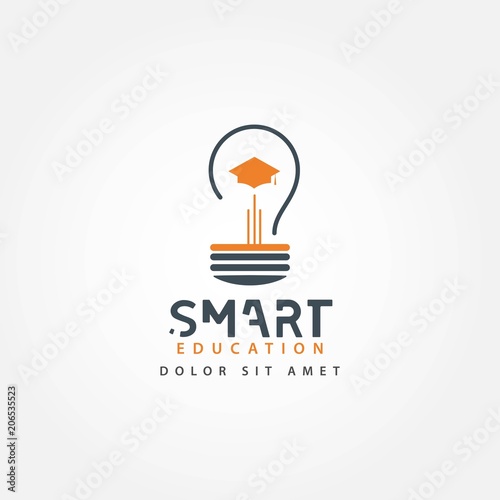 Smart Education Vector Template Design Illustration